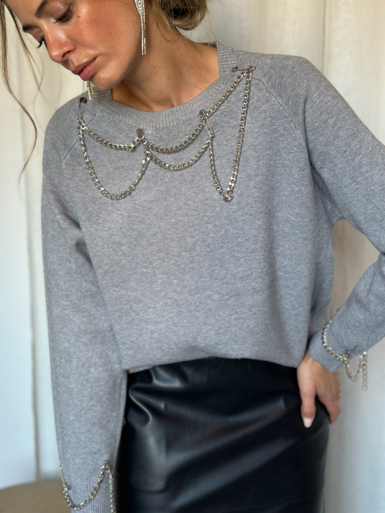 Pull Nessa gris