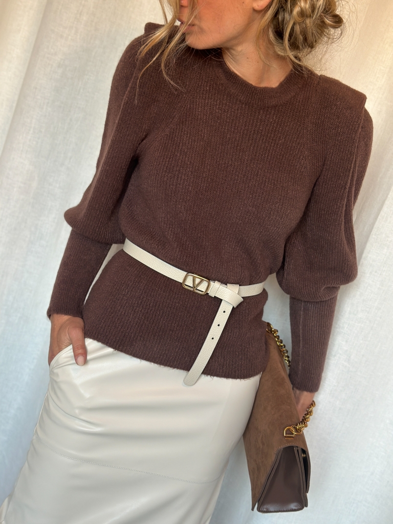 Pull Lina marron