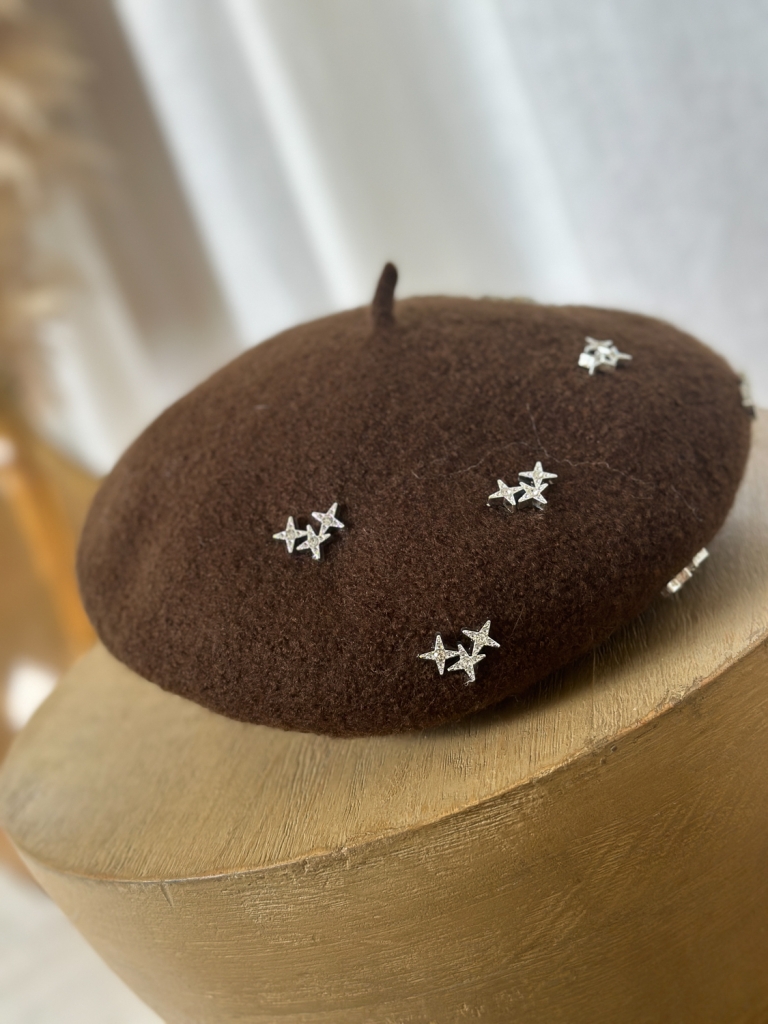 Beret Stella marron