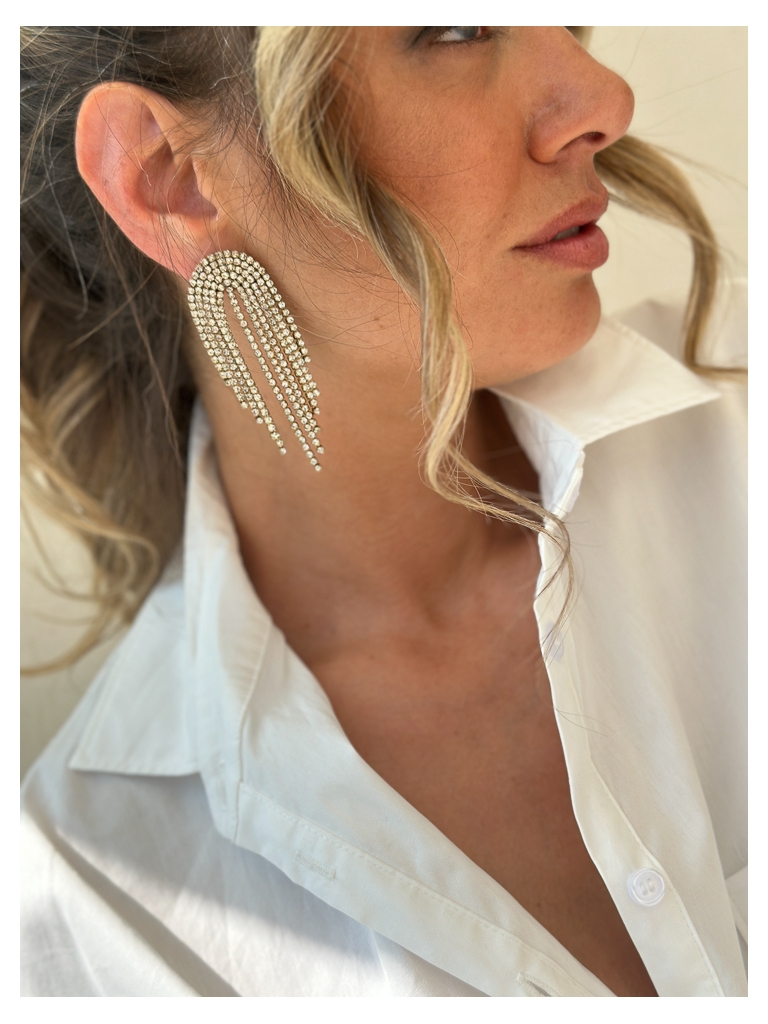 Boucles d'oreilles Strass