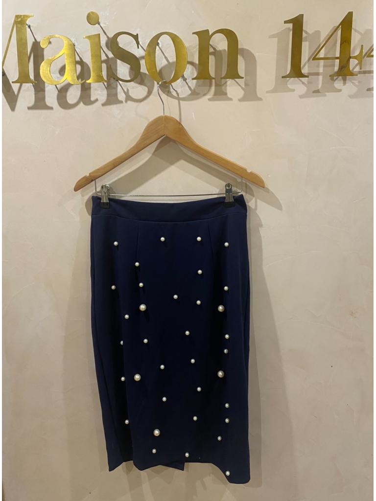 Jupe Alia bleu marine