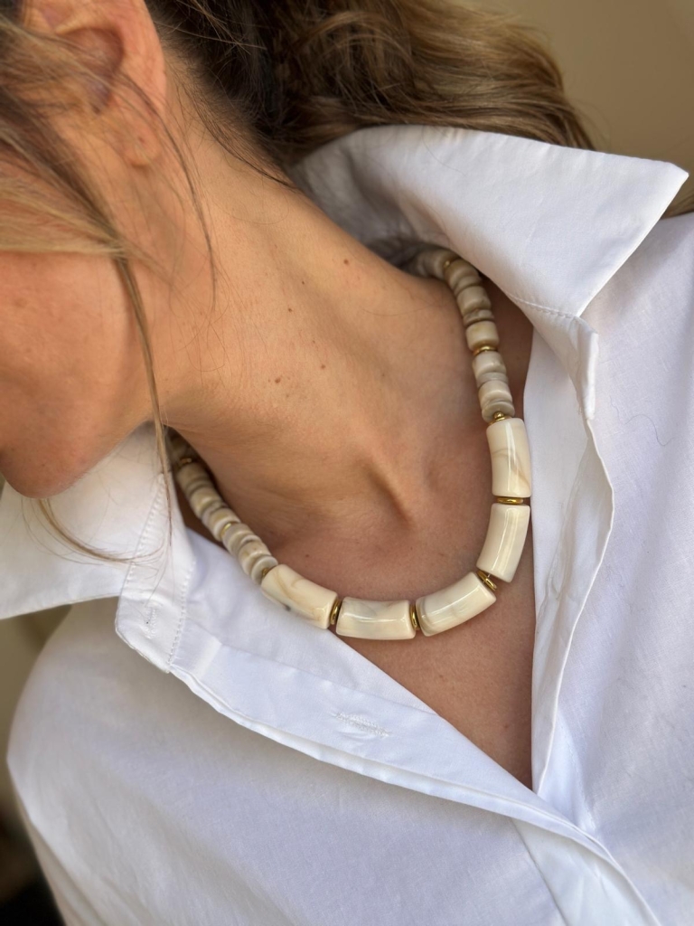Collier Lana crème