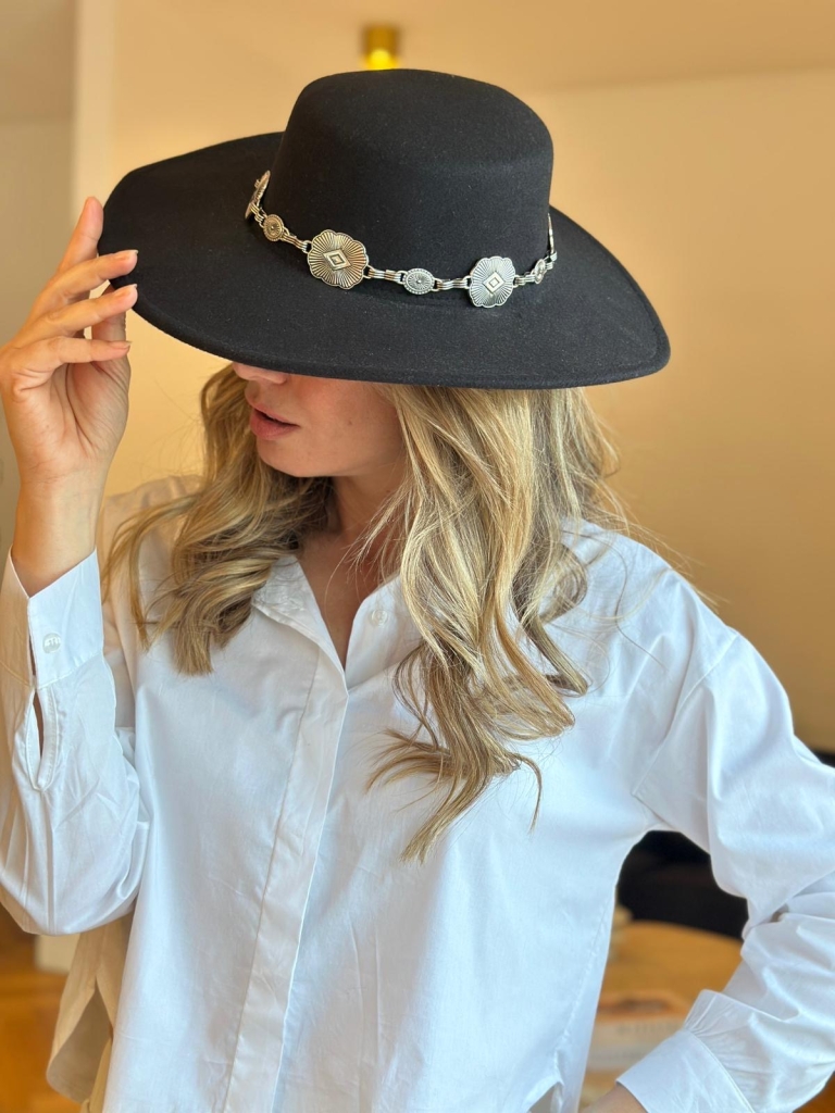 Chapeau Lina noir