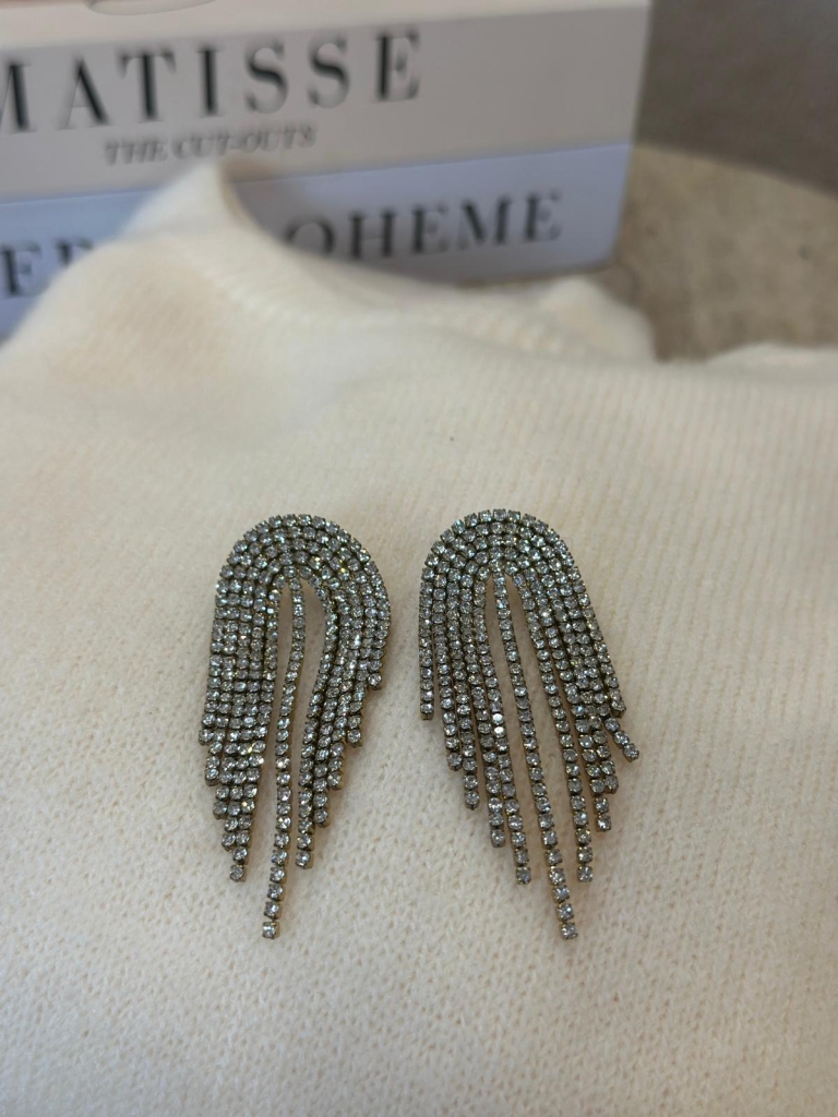 Boucles d'oreilles Andréa strass