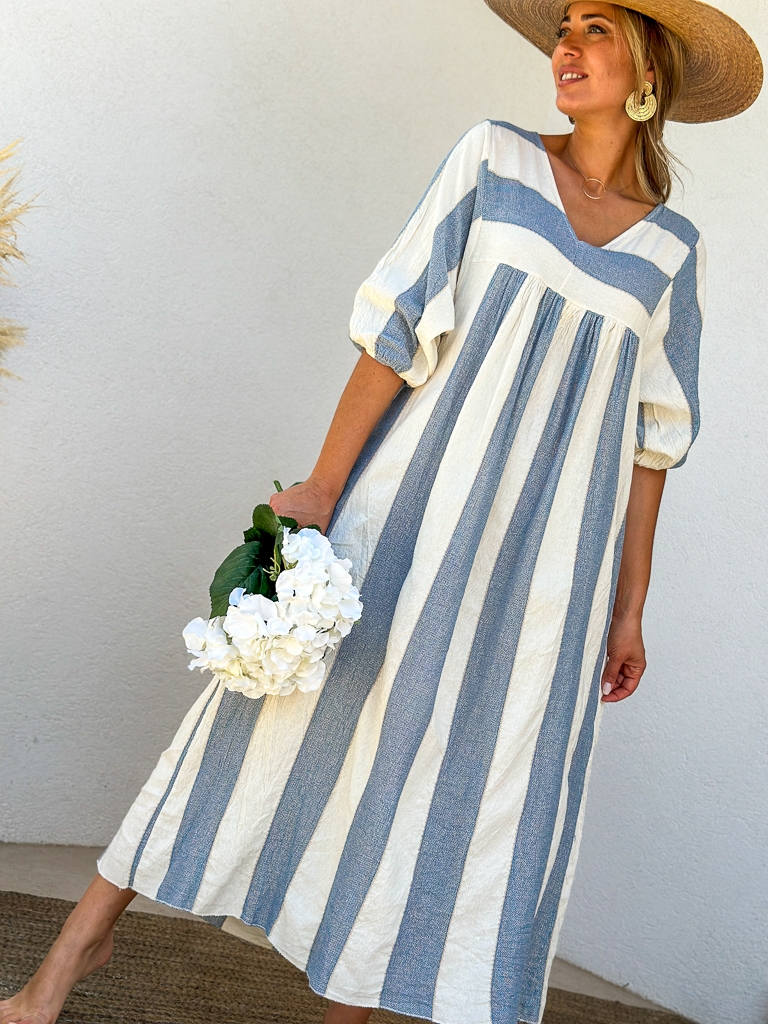 Robe Aline bleue