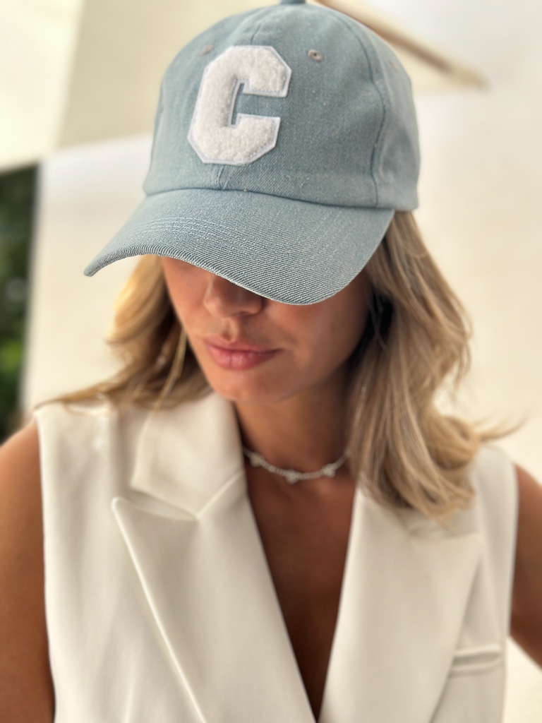 Casquette Carmen bleu jean